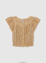 chica blusa hilary con detalles calados Pepe Jeans 44JTZ1472 mousse - Imagen 4