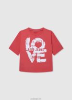 chica camiseta con estampado de amor Pepe Jeans 44JTZ1445 gris marga - Imagen 3