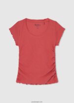 chica camiseta con estampado de amor Pepe Jeans 44JTZ1445 gris marga - Imagen 5