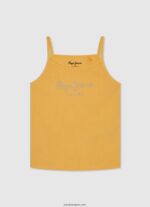 chica camiseta sin mangas con logo estampado Pepe Jeans 44JTZ1432 brillar