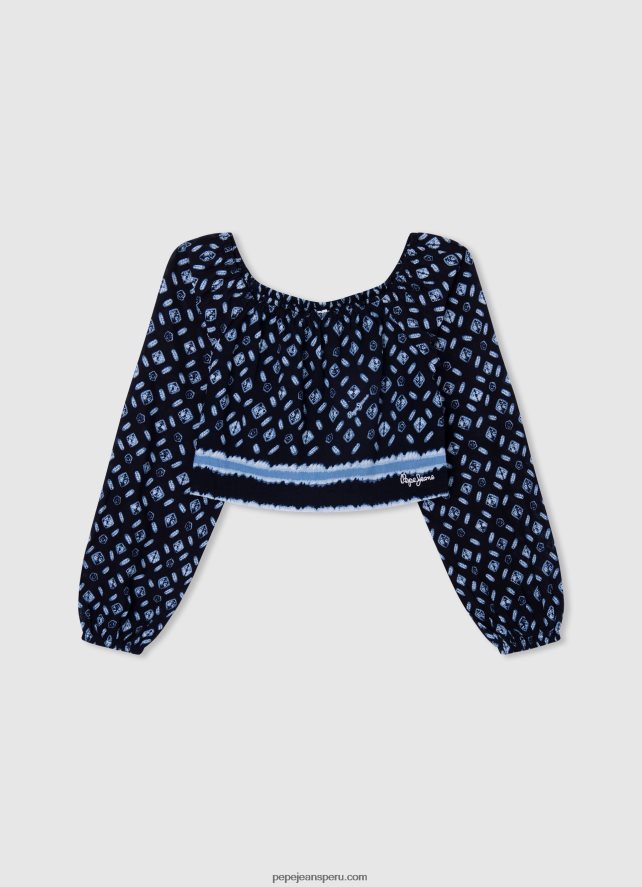 chica camiseta sin mangas con logo estampado Pepe Jeans 44JTZ1432 brillar - Imagen 5
