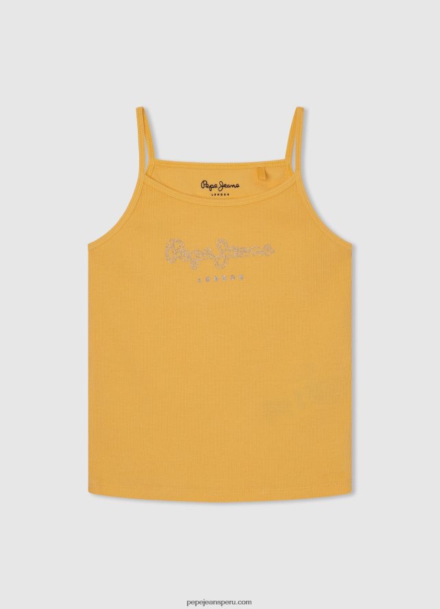 chica_camiseta_sin_mangas_con_logo_estampado_pepe_jeans_44jtz1432_brillar.jpg chica camiseta sin mangas con logo estampado Pepe Jeans 44JTZ1432 brillar - Imagen 1