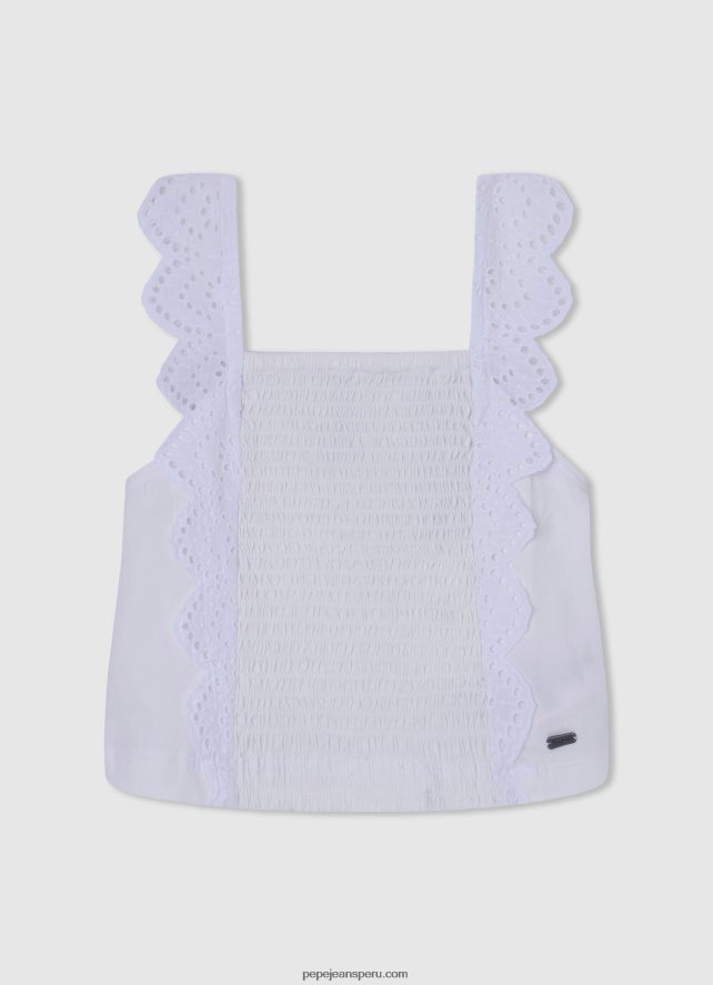 chica_camiseta_sin_mangas_con_volantes_pepe_jeans_44jtz1478_mousse.jpg chica camiseta sin mangas con volantes Pepe Jeans 44JTZ1478 mousse - Imagen 1