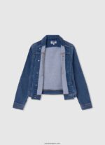 chica chamarra de mezclilla New Berry de ajuste regular Pepe Jeans 44JTZ1358 mezclilla - Imagen 3