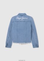 chica chamarra de mezclilla regular fit Pepe Jeans 44JTZ1357 mezclilla - Imagen 2