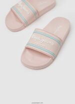 chica chanclas de playa con logo deslizante Pepe Jeans 44JTZ1347 Rosa claro - Imagen 3
