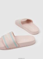 chica chanclas de playa con logo deslizante Pepe Jeans 44JTZ1347 Rosa claro - Imagen 4