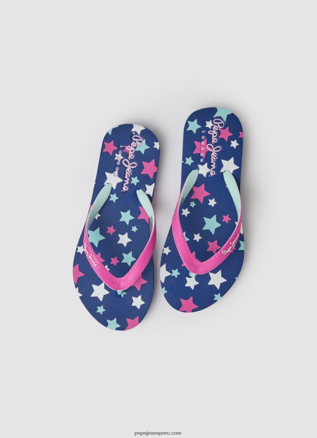 chica chanclas de playa Dorset Stars Pepe Jeans 44JTZ1350 fucsia - Imagen 2