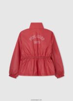 chica chaqueta cortavientos sylvie Pepe Jeans 44JTZ1353 estudio rojo - Imagen 2
