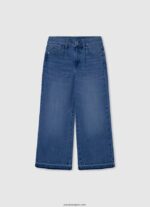 chica jeans bella de talle alto con corte globo Pepe Jeans 44JTZ1369 mezclilla - Imagen 5