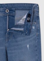 chica jeans pitillo con tiro alto y tiro alto Pepe Jeans 44JTZ1365 mezclilla - Imagen 3