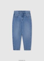 chica jeans pitillo con tiro alto y tiro alto Pepe Jeans 44JTZ1370 mezclilla - Imagen 4