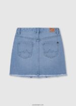 chica minifalda de mezclilla de algodón Pepe Jeans 44JTZ1378 mezclilla - Imagen 2