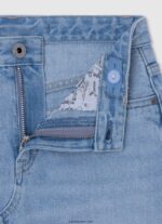 chica minifalda de mezclilla de algodón Pepe Jeans 44JTZ1378 mezclilla - Imagen 3