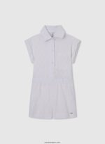 chica mono corto calado geraldine Pepe Jeans 44JTZ1386 mousse