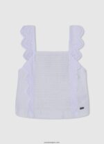 chica playera boxy con logo estampado Pepe Jeans 44JTZ1479 brillar - Imagen 3