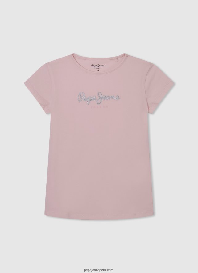 chica_playera_con_logo_brillante_pepe_jeans_44jtz1464_rosa_suave.jpg chica playera con logo brillante Pepe Jeans 44JTZ1464 Rosa suave - Imagen 1