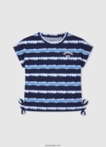 chica playera con logo brillante Pepe Jeans 44JTZ1465 bahía - Imagen 4