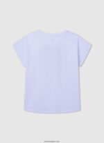 chica playera con logo estampado Pepe Jeans 44JTZ1452 blanco - Imagen 2