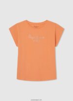 chica playera con logo estampado Pepe Jeans 44JTZ1452 blanco - Imagen 3