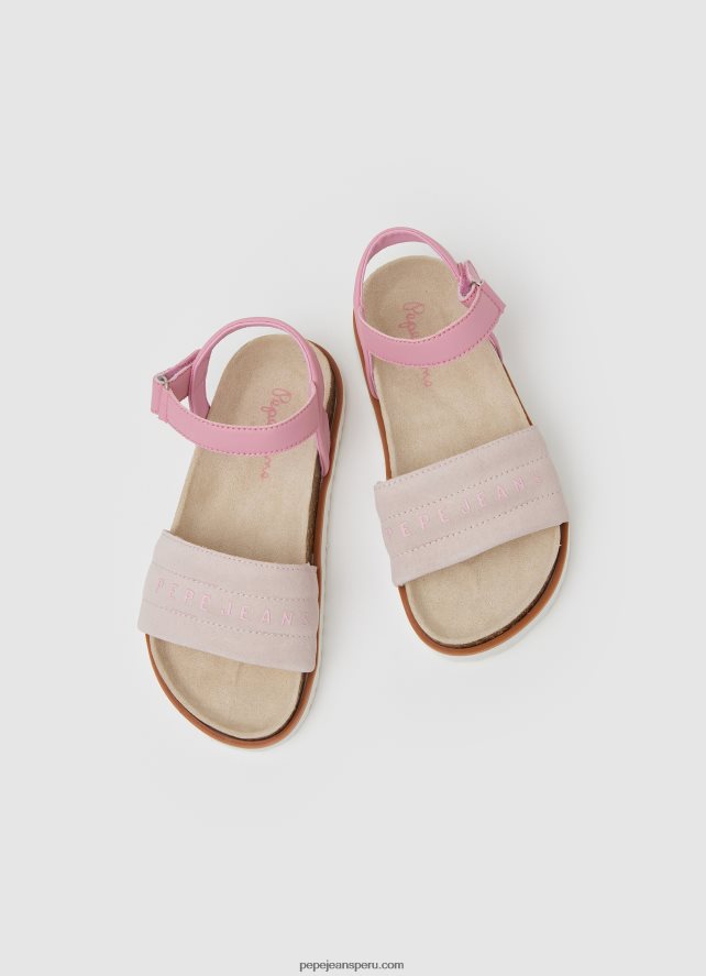 chica sandalias anatómicas berlin park Pepe Jeans 44JTZ1341 rosa de fábrica - Imagen 2