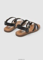 chica sandalias irma de piel divina Pepe Jeans 44JTZ1336 negro - Imagen 4