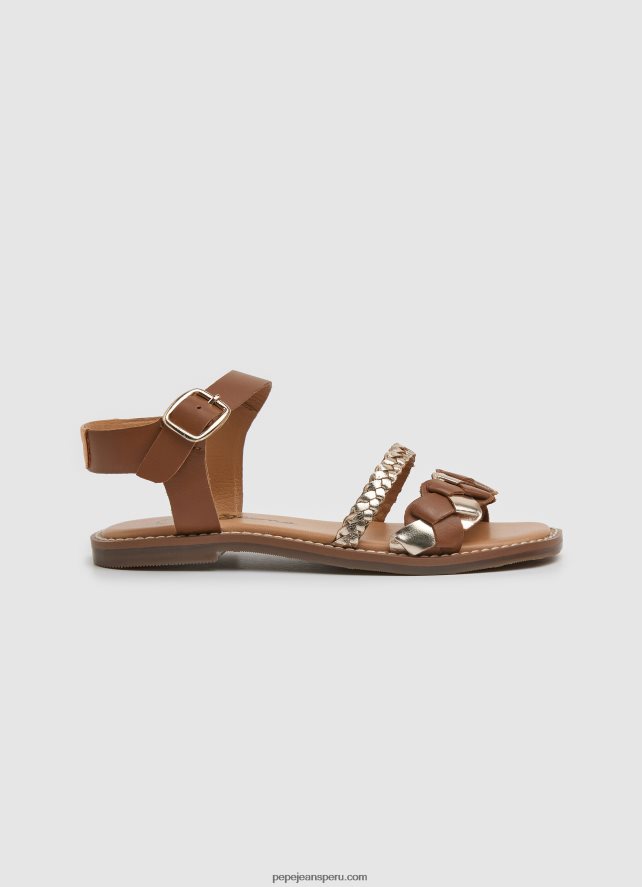 chica_sandalias_irma_de_piel_trenzada_pepe_jeans_44jtz1337_broncearse.jpg chica sandalias irma de piel trenzada Pepe Jeans 44JTZ1337 broncearse - Imagen 1