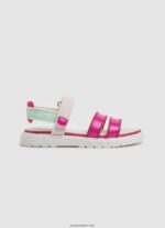 chica sandalias Wendy Sweet con plataforma Pepe Jeans 44JTZ1340 fucsia claro