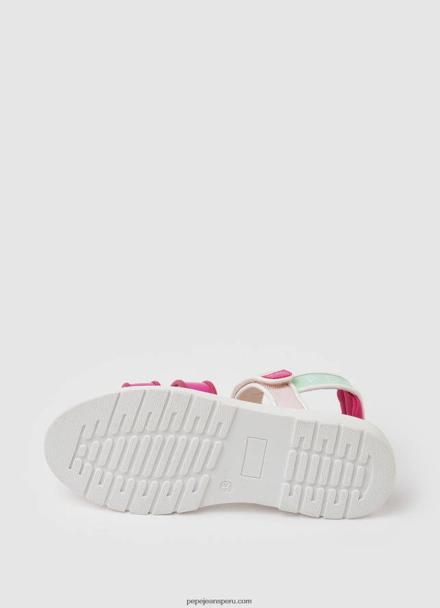 chica sandalias Wendy Sweet con plataforma Pepe Jeans 44JTZ1340 fucsia claro - Imagen 5