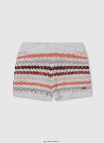 chica shorts coralinos con estampado de rayas Pepe Jeans 44JTZ1506 multi