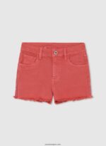 chica shorts de corte estándar Pepe Jeans 44JTZ1494 estudio rojo