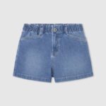 chica shorts de mezclilla con corte culotte Pepe Jeans 44JTZ1509 mezclilla