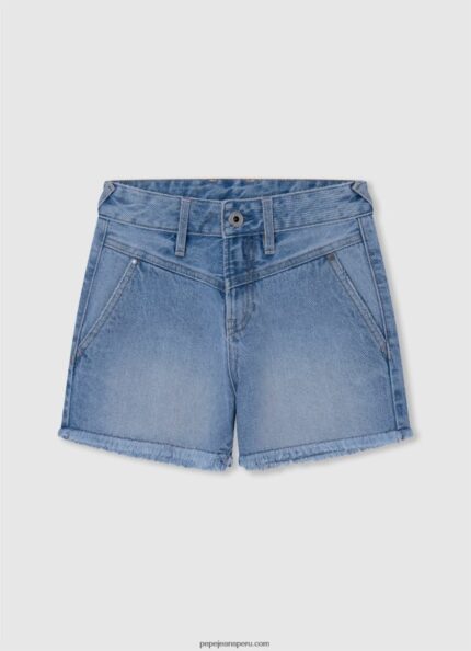 chica shorts de mezclilla de corte estándar Pepe Jeans 44JTZ1486 mezclilla