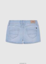 chica shorts de mezclilla de corte estándar Pepe Jeans 44JTZ1503 mezclilla - Imagen 2
