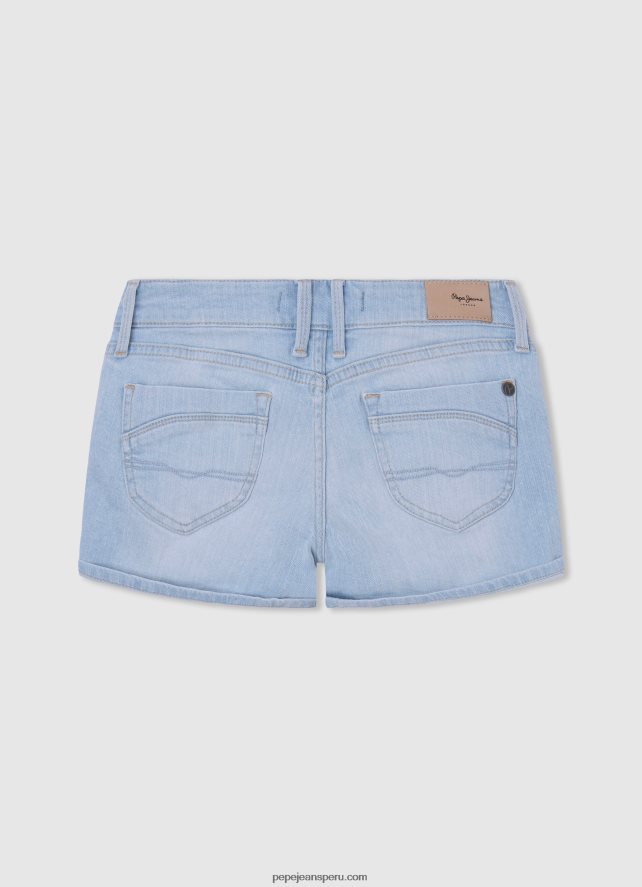 chica shorts de mezclilla de corte estándar Pepe Jeans 44JTZ1503 mezclilla - Imagen 2
