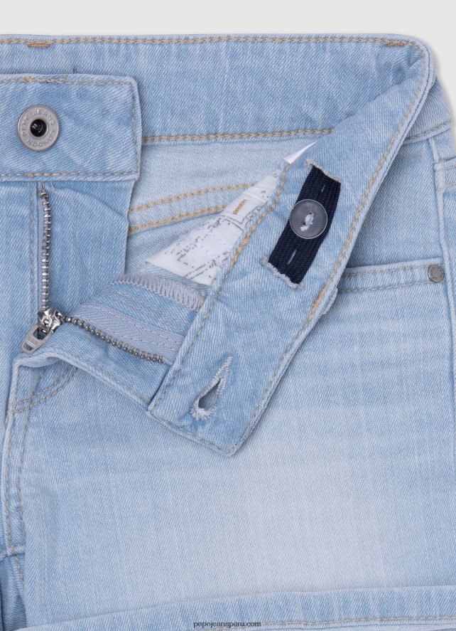 chica shorts de mezclilla de corte estándar Pepe Jeans 44JTZ1503 mezclilla - Imagen 3
