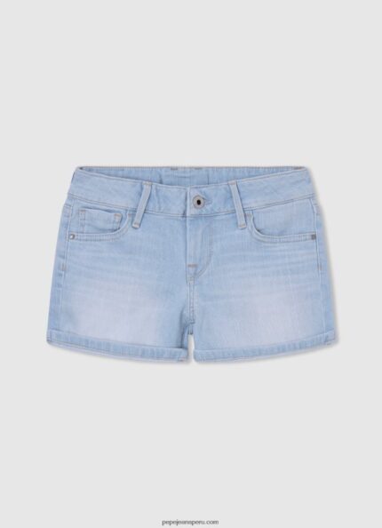 chica shorts de mezclilla de corte estándar Pepe Jeans 44JTZ1503 mezclilla