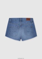 chica shorts de mezclilla rotos Pepe Jeans 44JTZ1491 mezclilla - Imagen 2