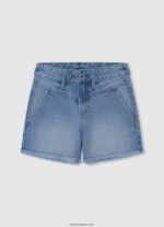chica shorts gigi con detalles calados Pepe Jeans 44JTZ1487 mousse - Imagen 3