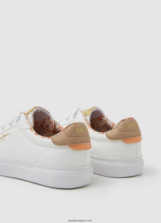 chica tenis básicos con bandera de Kenton Pepe Jeans 44JTZ1330 blanco - Imagen 4