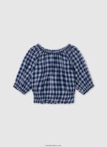 chica top con estampado de cuadros Pepe Jeans 44JTZ1419 multi
