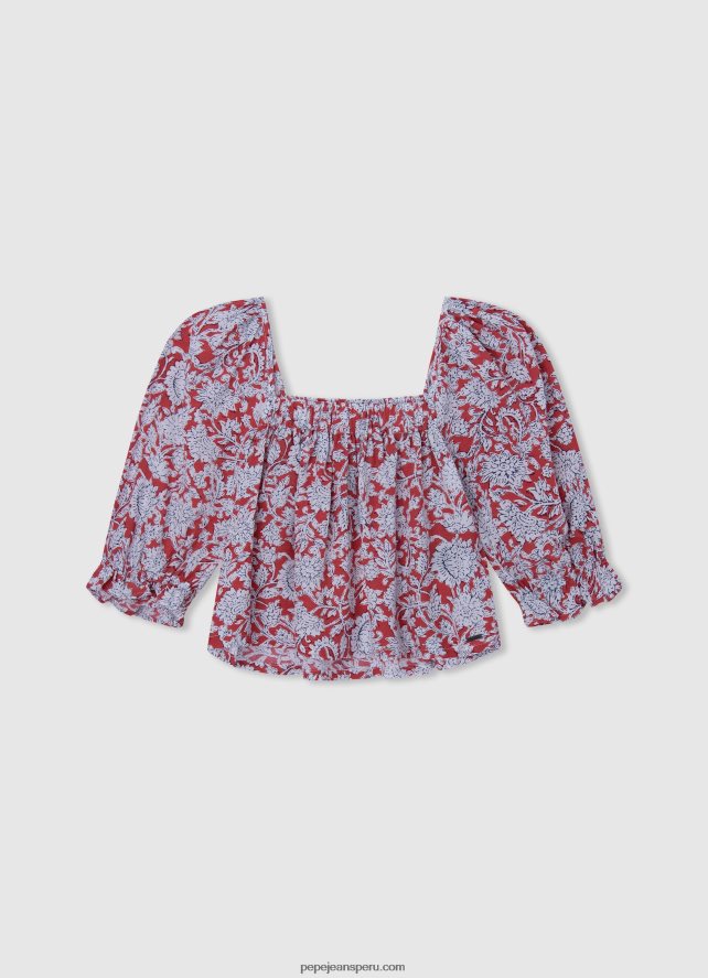 chica_top_sita_con_escote_cuadrado_pepe_jeans_44jtz1418_multi.jpg chica top sita con escote cuadrado Pepe Jeans 44JTZ1418 multi - Imagen 1