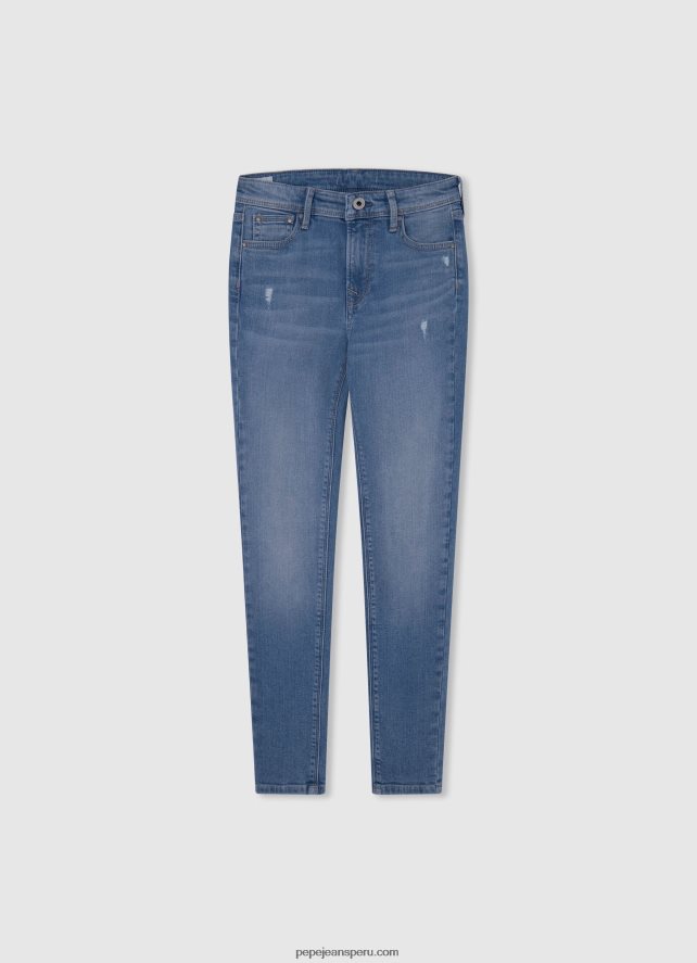 chica vaqueros jivey de tiro alto y ancho Pepe Jeans 44JTZ1367 mezclilla - Imagen 5