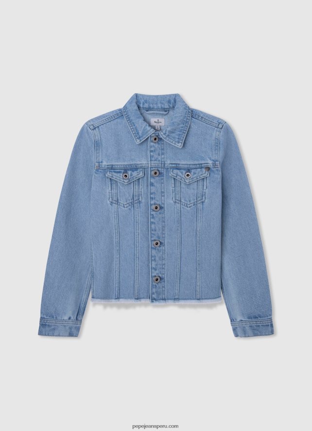 chica vaqueros lexa jr de talle alto y corte ancho Pepe Jeans 44JTZ1360 mezclilla - Imagen 5