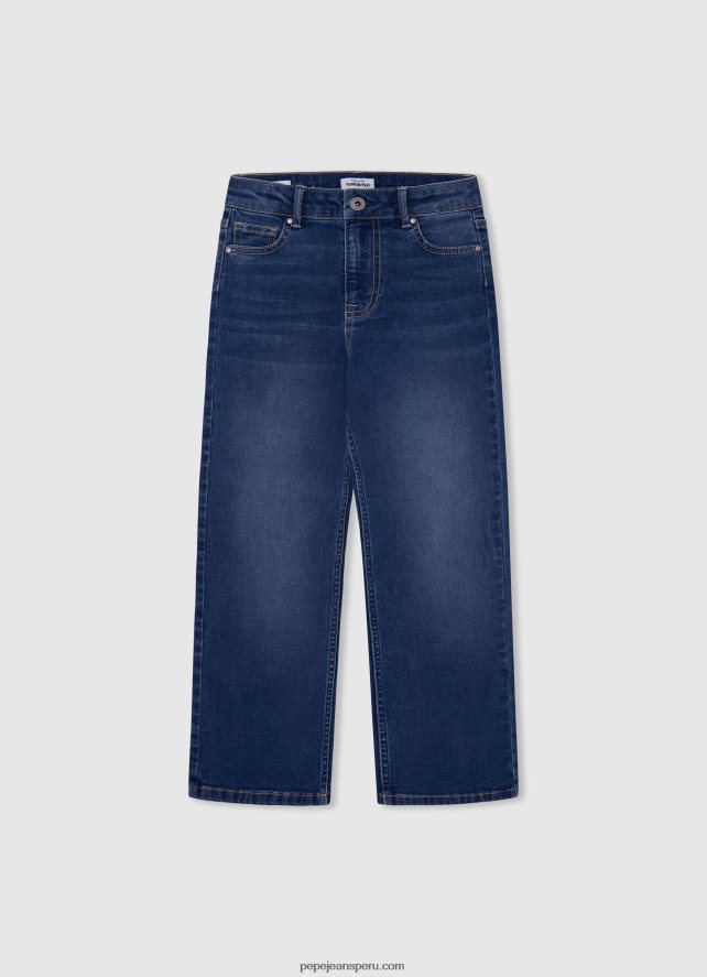 chica vaqueros lexa jr de talle alto y corte ancho Pepe Jeans 44JTZ1360 mezclilla - Imagen 1