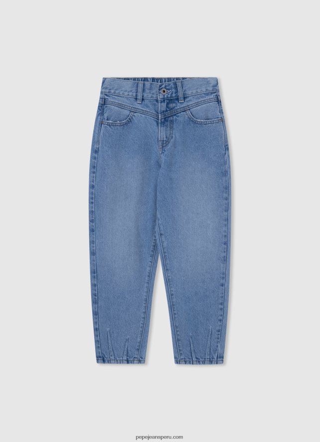chica vaqueros pitillo con cintura alta y tiro alto de Pixlette Pepe Jeans 44JTZ1371 mezclilla - Imagen 5