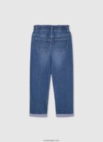 chica vaqueros reese taper fit de talle alto Pepe Jeans 44JTZ1366 mezclilla - Imagen 2
