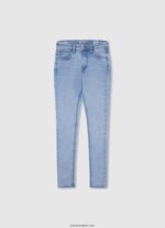 chica vaqueros reese taper fit de talle alto Pepe Jeans 44JTZ1366 mezclilla - Imagen 5