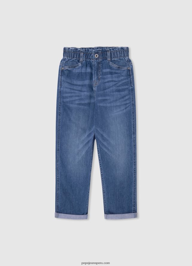 chica_vaqueros_reese_taper_fit_de_talle_alto_pepe_jeans_44jtz1366_mezclilla.jpg chica vaqueros reese taper fit de talle alto Pepe Jeans 44JTZ1366 mezclilla - Imagen 1