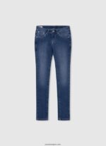 chica vaqueros violetas de tiro alto holgados Pepe Jeans 44JTZ1362 mezclilla - Imagen 4